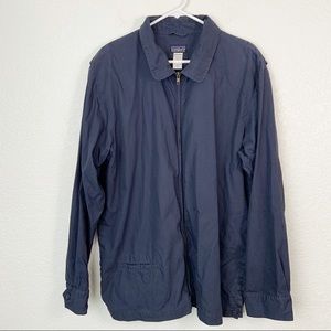 Patagonia Full Zip Blue Shirt Jacket Large